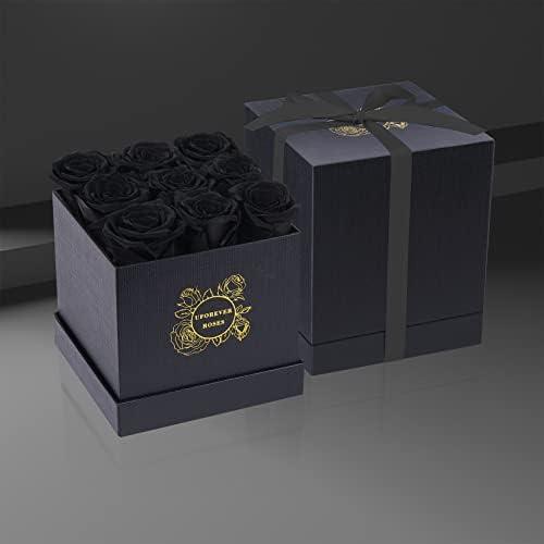 -16% off,Eternal Elegance: 9-Piece Preserved Roses in a Box – The Ultimate Gift for Every Occasion