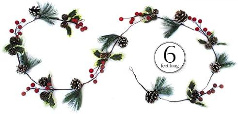 -38% off,Create a Cozy Winter Wonderland with Our Stunning Winter Garland Christmas Decoration