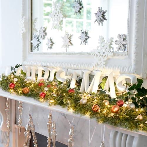 -27% off,Elevate Your Holiday Décor with the 6Ft Pine Christmas Garland: A Festive Must-Have!